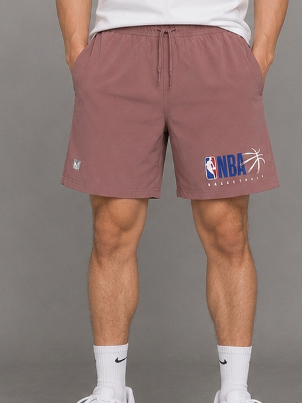 NBA Basketball Men’s Large Pink Athletic Training Gym Shorts Performance